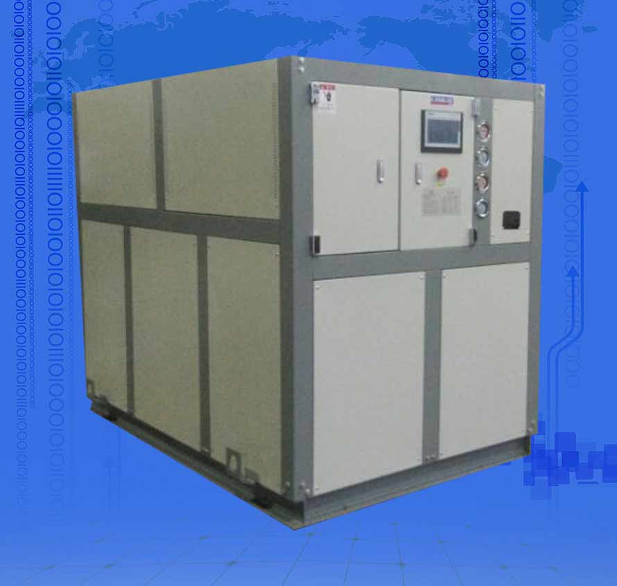 制藥業用水冷雙級復疊式冷凍機組